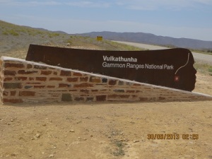 Entry to Vulkathuna-Gammon Ranges National Park