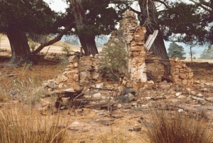 House ruins at Wonnangatta - accidently destroyed by fire in 1957