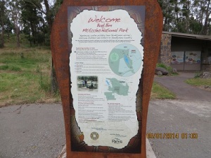 The Information Board at Mount Eccles NP