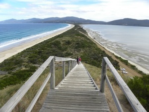 Looking South - Bruny Island Isthmus JCD photo
