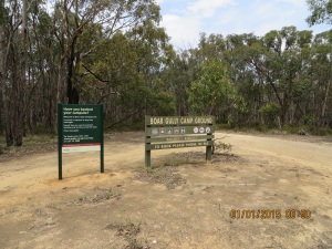 Boar Gully Camp - I was about 1 k from here