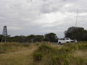 VK5BJE at work in the Coorong NP
